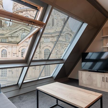 Familienapartment Mit Panoramablick Zur Frauenkirche Dresden Buitenkant foto