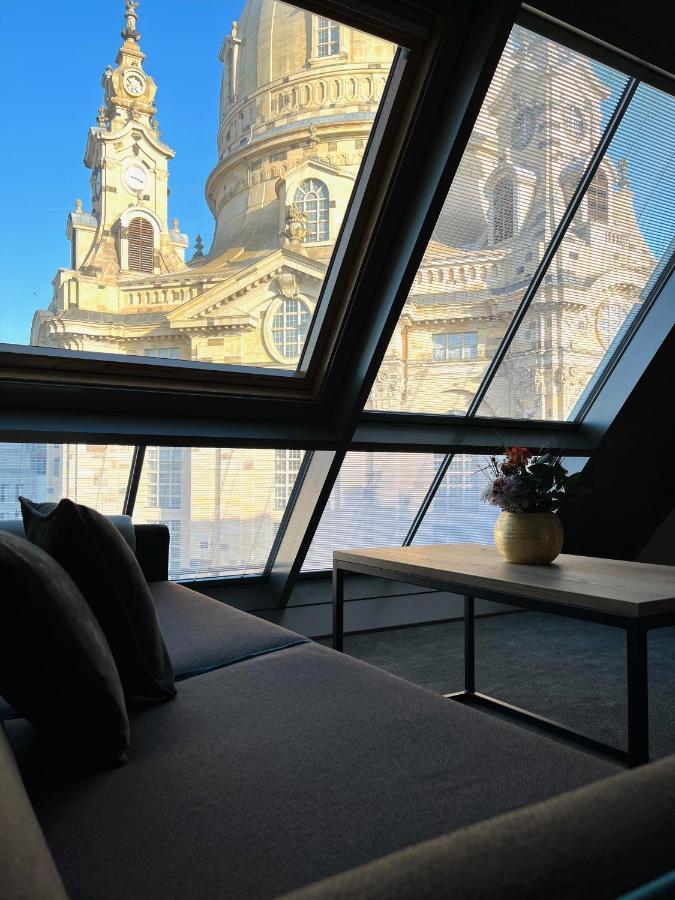 Familienapartment Mit Panoramablick Zur Frauenkirche Dresden Buitenkant foto