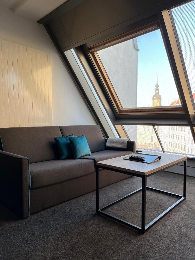 Familienapartment Mit Panoramablick Zur Frauenkirche Dresden Buitenkant foto
